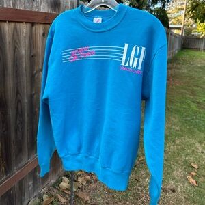 Vintage crew, Lutheran, girls, pioneer size small jerzees tag loyal to Christ